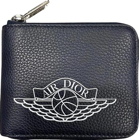 dior x jordan wings zip wallet|Dior x Air Jordan Wings Zip Wallet 'Grey' .